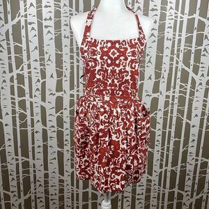 Tag Abstract Floral Printed Apron